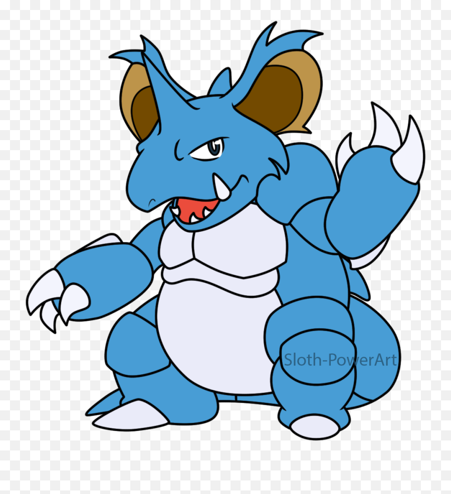 Pokemon December Day 01 - Nidoking By Slothpower Fur Fictional Character Png,Nidoking Png