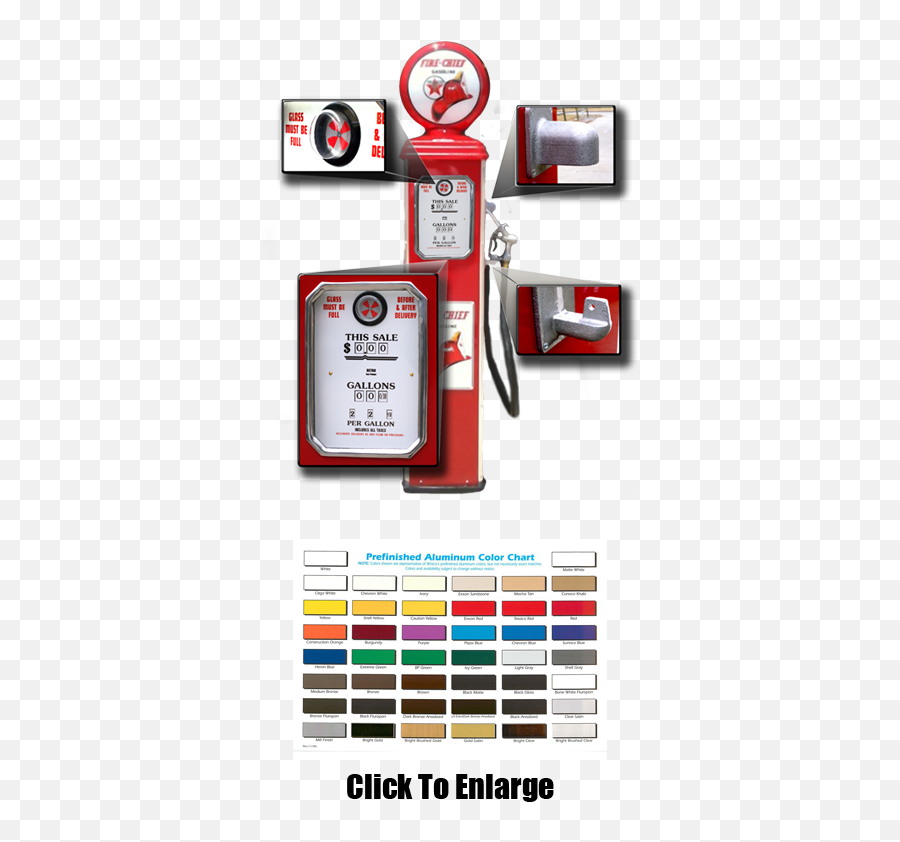 Retro Gas Pumps Vintage Custom - Vertical Png,Gas Pump Png