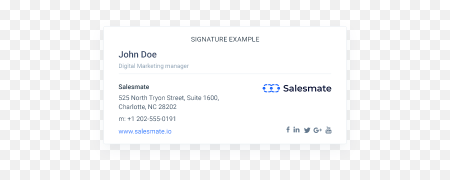 Email Signature Examples Templates - Email Signature Examples Png,Phone Icon For Email Signature