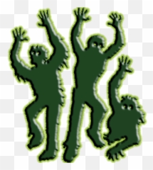 Zombies Halloween Graphic Image Transparent Background - Illustration Png,Zombie Hands Png