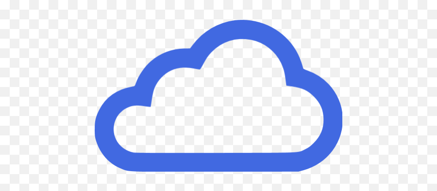 Royal Blue Clouds Icon - Free Royal Blue Weather Icons Light Rain Weather Symbol Png,Blue Clouds Png