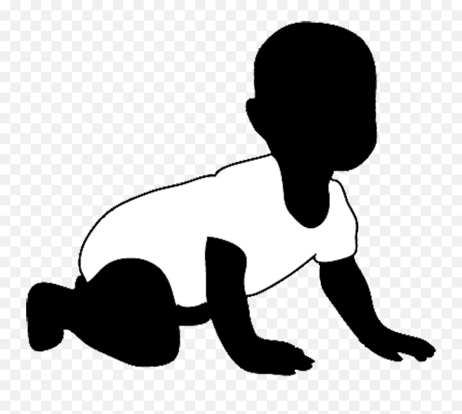 Singer Vector Shadow - Silhouette Baby Crawl Clipart Png,Singer Silhouette Png