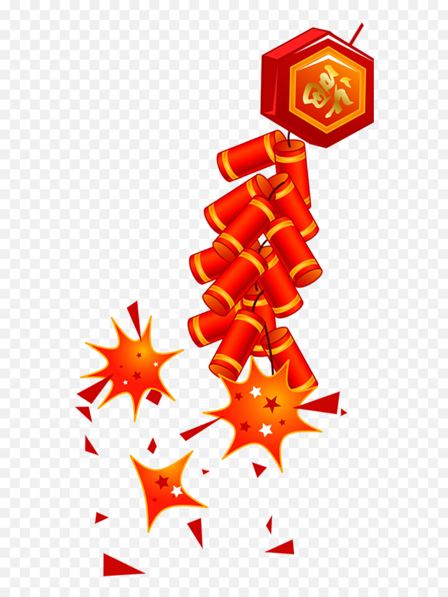 Chinese New Year Firecracker Png Free - Chinese New Year Firecracker Png,Chinese New Year Png