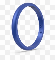 Halo Sapphire Silicone Ring September Birthstone - Solid png