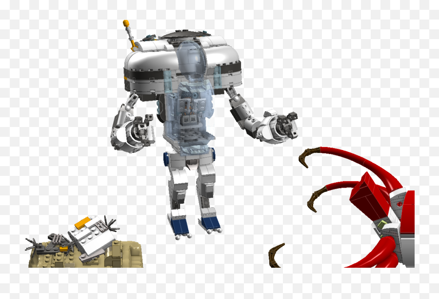 1 - Lego Subnautica Prawn Suit Full Size Png Download Subnautica Lego Prawn Suit,Subnautica Png