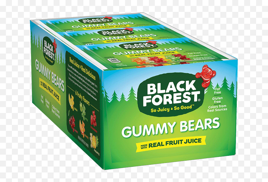 Black Forest Gummy Bears 24 Ct - 15 Oz U2022 Thirstyrun Black Forest Gummy Bear Candy Png,Gummy Bear Png