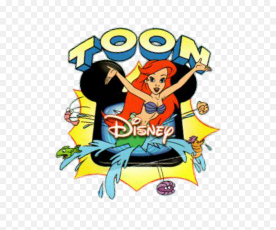 Toon Disney Ariel - Toon Disney Logo 1998 Png,Toon Disney Logo
