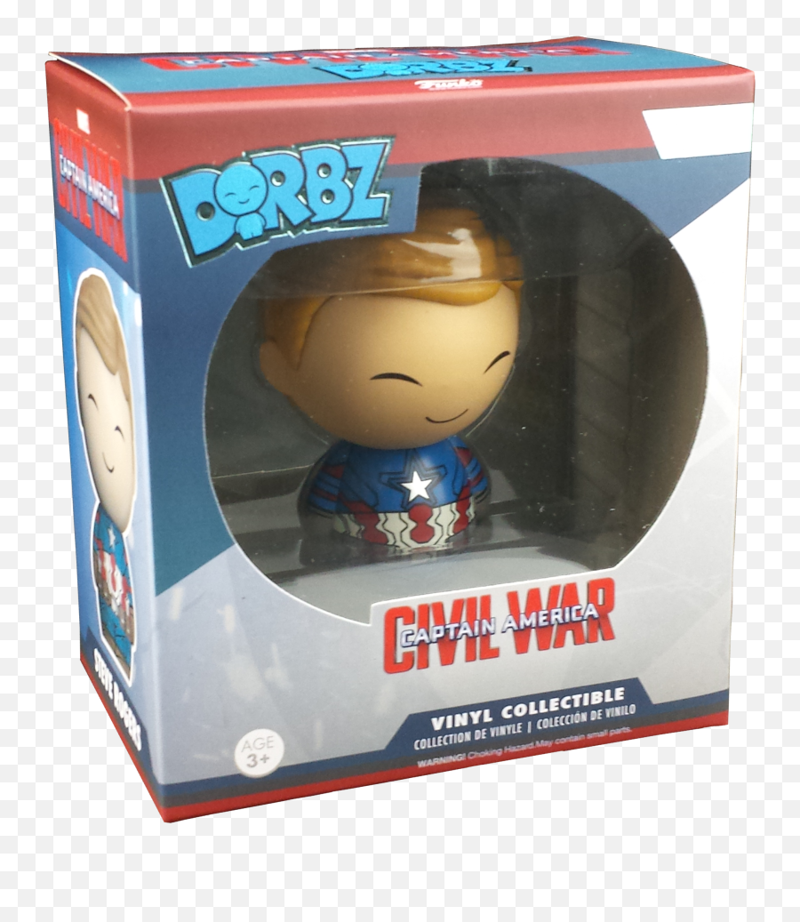 Steve Rogers Dorbz Vinyl Figure Captain America Civil War Png