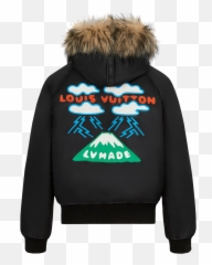 The Second Louis Vuitton X Nigo Lv Squared Collection - X Aviator Jacket png