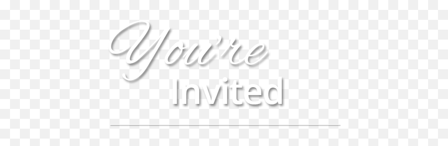 Youre Invited Png 4 Image - You Re Invited White Transparent,You're Invited Png