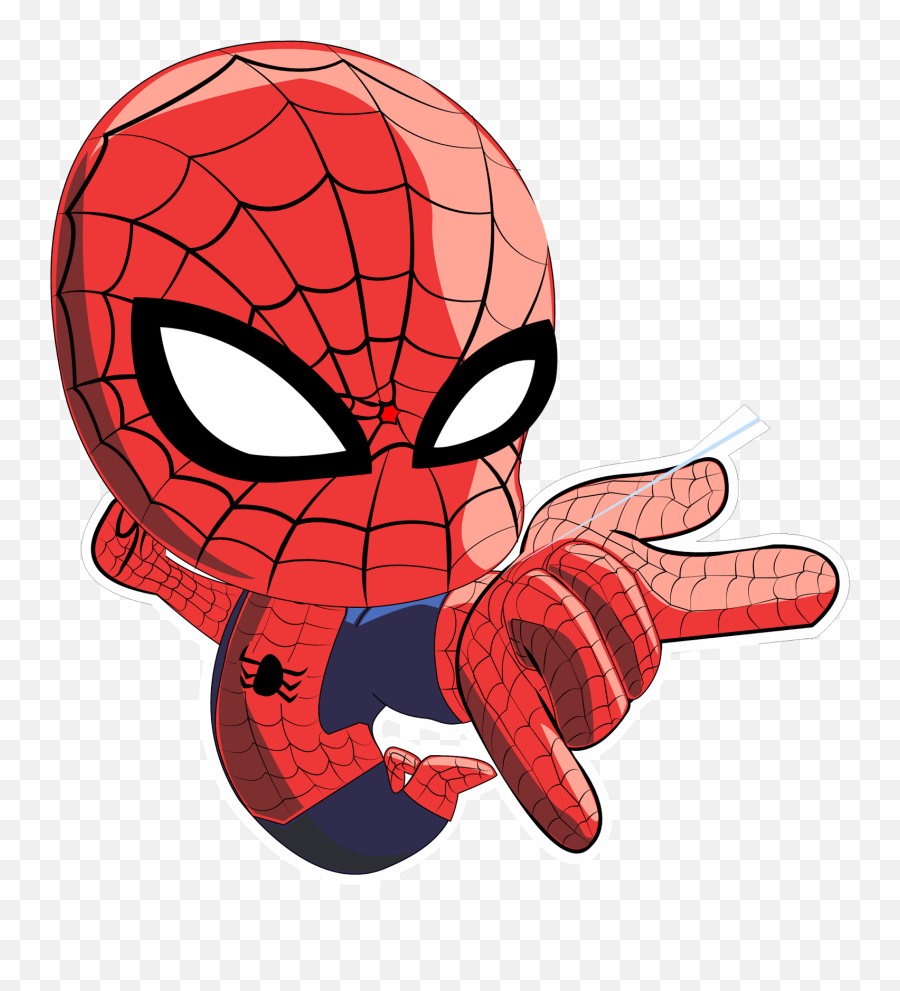 Download America Spider - Man Hulk Iron Captain Man Clipart Spider Man Chibi Png,Iron Spider Png