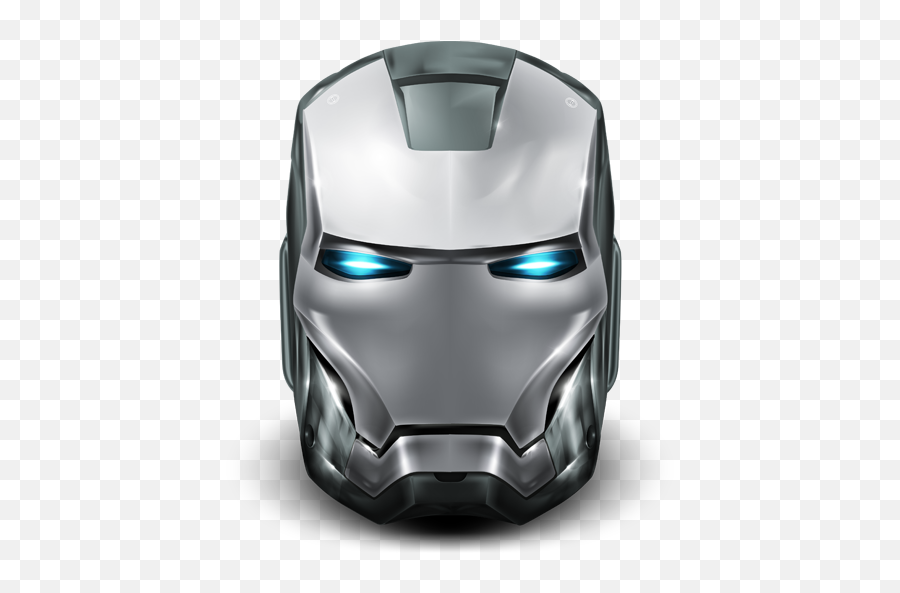 Silver Helmet Icon - Silver Iron Man Helmet Png,Iron Man Helmet Png