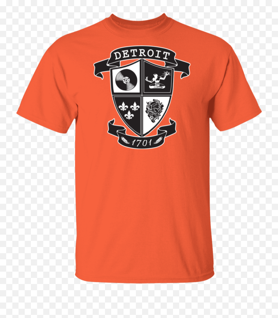 Detroit Crest Gildan 53 Oz T - Shirt Orange Xl Png,Which '90s Girl Power Icon