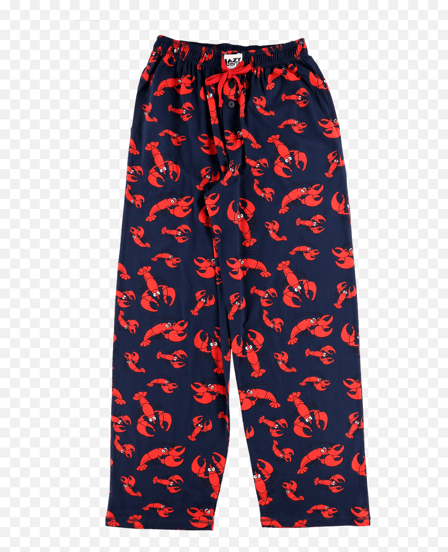 Lazy One Menu0027s Lobster Cotton Pajama Pant In Navy And Red - Lobster Pants Lazy One Png,Pajama Icon