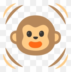 Luuluubaebae Twitter - Google Monkey Face Emoji png