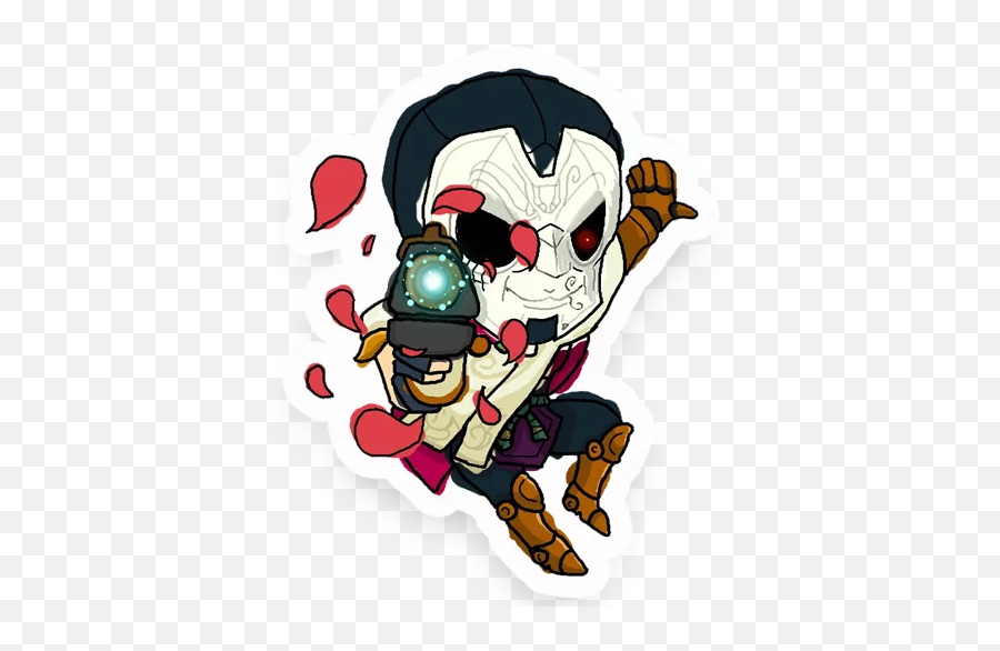 Telegram Sticker From League Of Legends Pack - Cute Jhin Png,Illaoi Icon