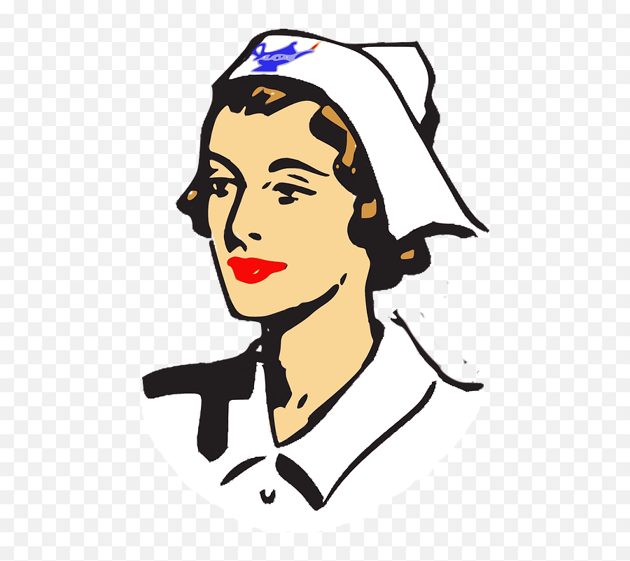 Nurse Woman Girl - Nurse Clip Art Png,Nurse Hat Png