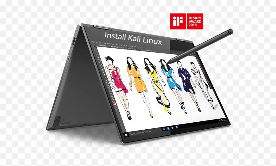 How To Install Kali Linux - Harga Lenovo Yoga 730 Png,Kali Linux Logo Png