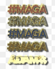 Red Crystal Maga Pin Trump Make America Great Again - Poster Png,Maga Png