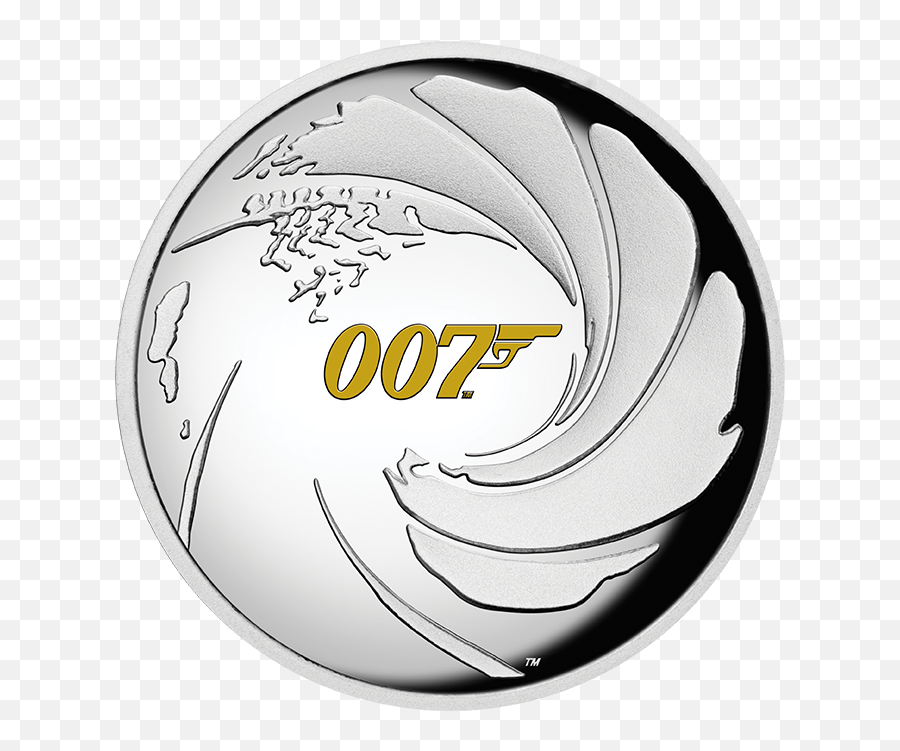 James Bond 1oz Silver Proof Relief Coin L Official 007 Store - James Bond Silver Coins Png,James Bond Png