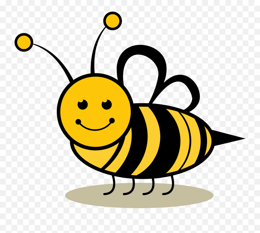 Cute Bee Png - Png Library Honey Bee Clip Art Smile Clip Art Honey Bee,Bees Png