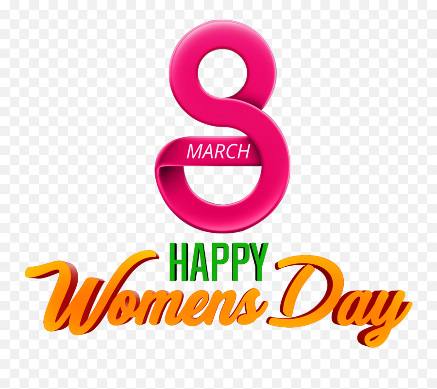 Happy Womenu0027s Day Hd Png Logo And Transparent Background - Transparent Happy Day Png,Happy Transparent Background