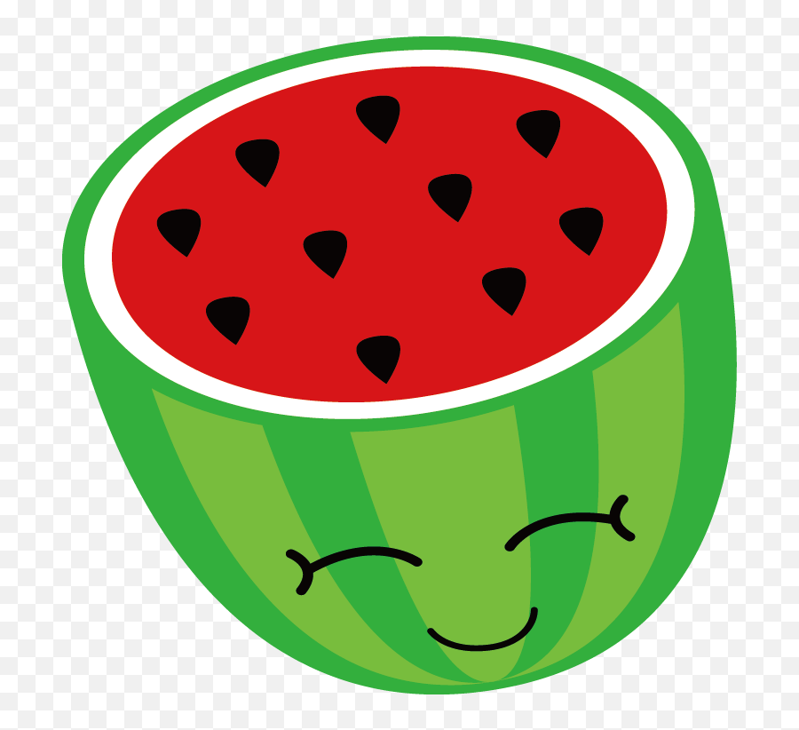 Watermelon Cartoon Clip Art - Imagenes De Sandia Animados Png,Watermelon Png Clipart