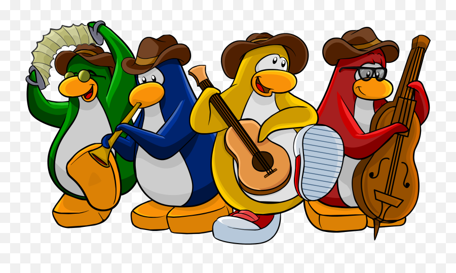 Penguin Band - Club Penguin Penguin Band Png,Band Png