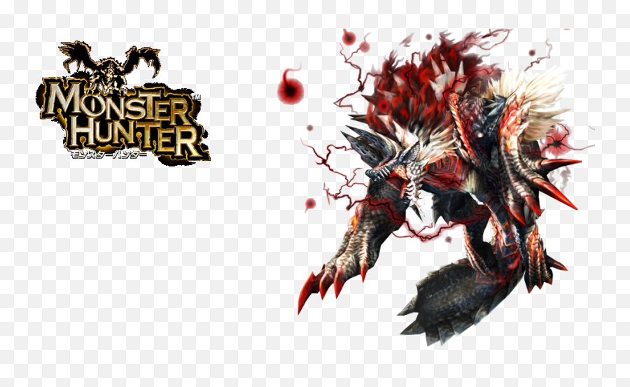 Transparentdynamicmonster Hunter Jinouga Subspecies Ps - Monster Hunter Title Png,Monster Transparent
