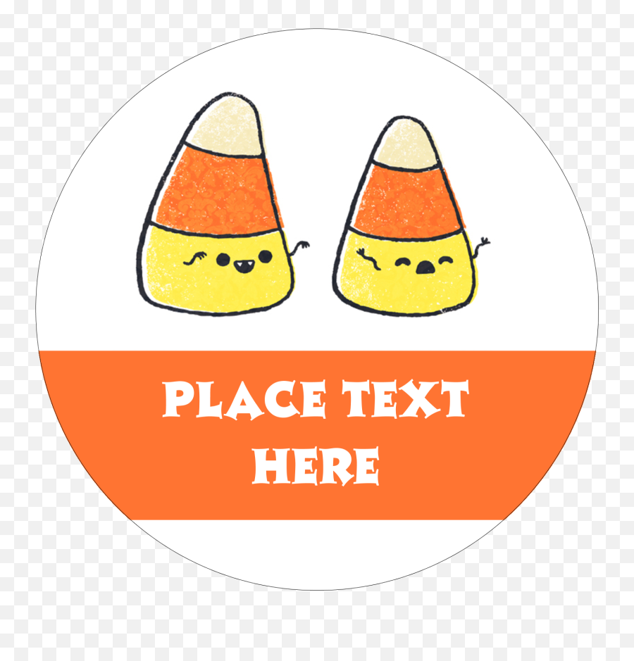 Halloween Candy Corn Predesigned Template For Your Next - Label Png,Halloween Candy Png