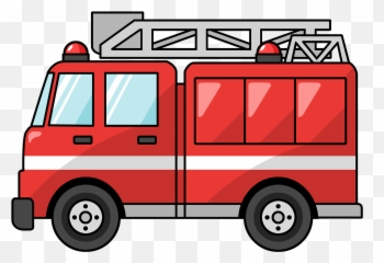 Fire Truck Car Clipart - Fire Truck Clipart Png,Fire Truck Png