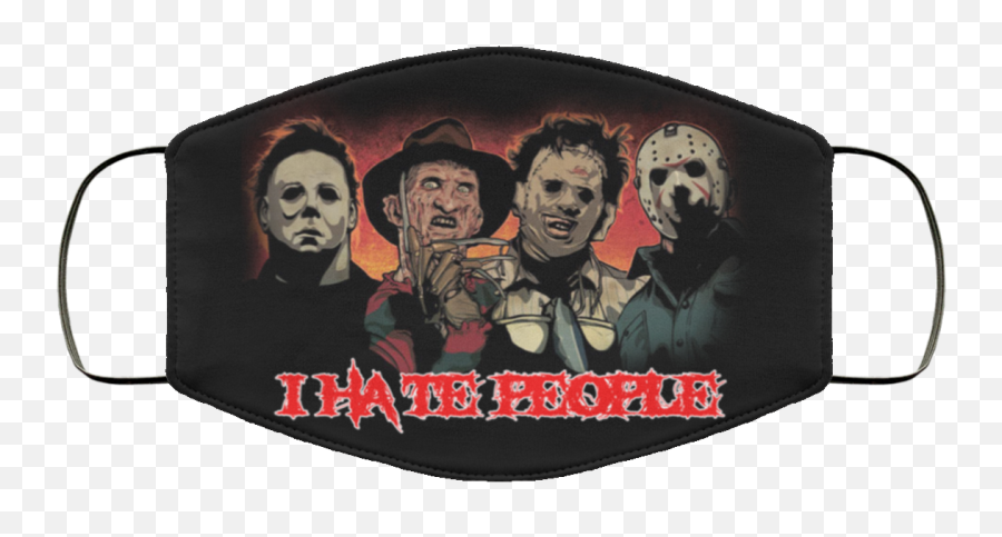 Michael Myers Jason Voorhees Freddy - Horror Movie Face Masks Png,Jason Voorhees Mask Png