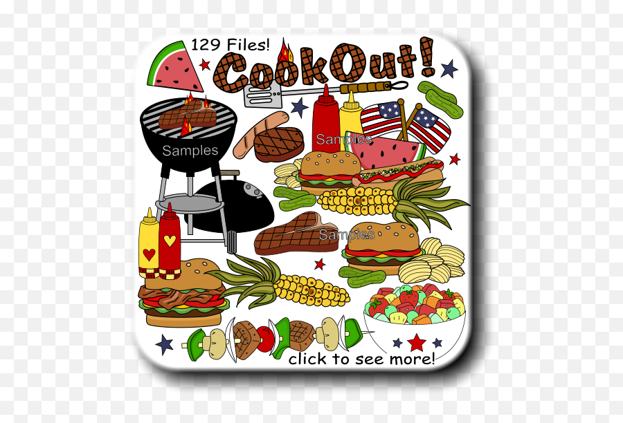 Church Cookout Clipart - Bbq Clip Art Png,Cookout Png