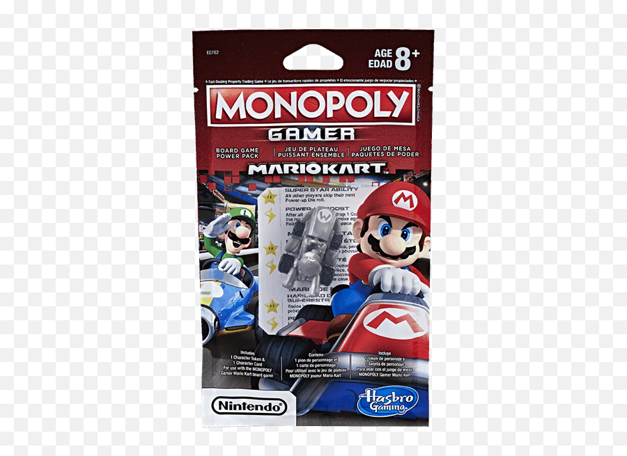 Monopoly Gamer Mario Kart Power Pack Figure Assorted - Monopoly Gamer Mario Kart Png,Mario Kart Png