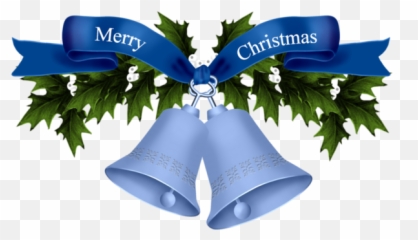 Forgetmenot Christmas Bells - Merry Silver And Red png
