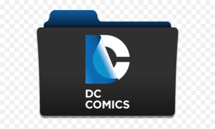 Dc Comics Folder Free Icon Of Comic - Dc Comics Folder Icon Png,Dc Comics Logo Png
