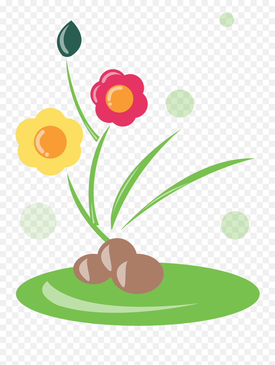 Spring Flowers Nature Pink Yellow - Spring Flower Vector Png,Spring Flowers Png