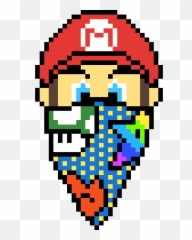 Dessin Pixel Art Spider Man - Phone Pixel Art Transparent Png,Gangster Transparent