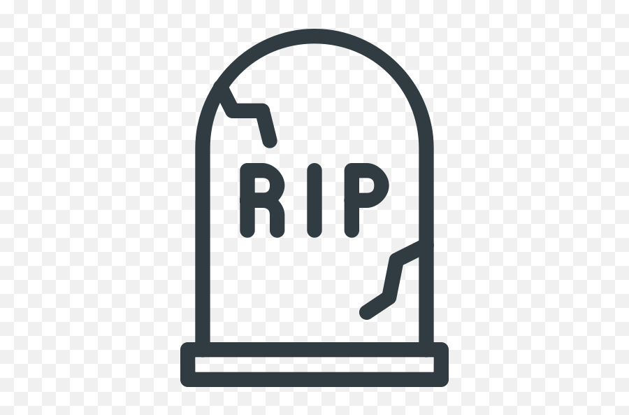 Cemetery Grave Halloween Stone Icon - Grave Icon Png,Grave Stone Png