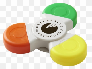 Branded Highlighters - Fidget Spinner png