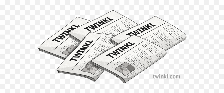 Newspapers Illustration - Horizontal Png,Newspapers Png