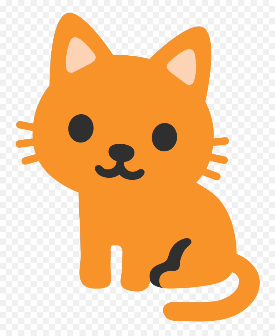 Cat Emoji - Emojis De Android 11 Png,Cat Emoji Png