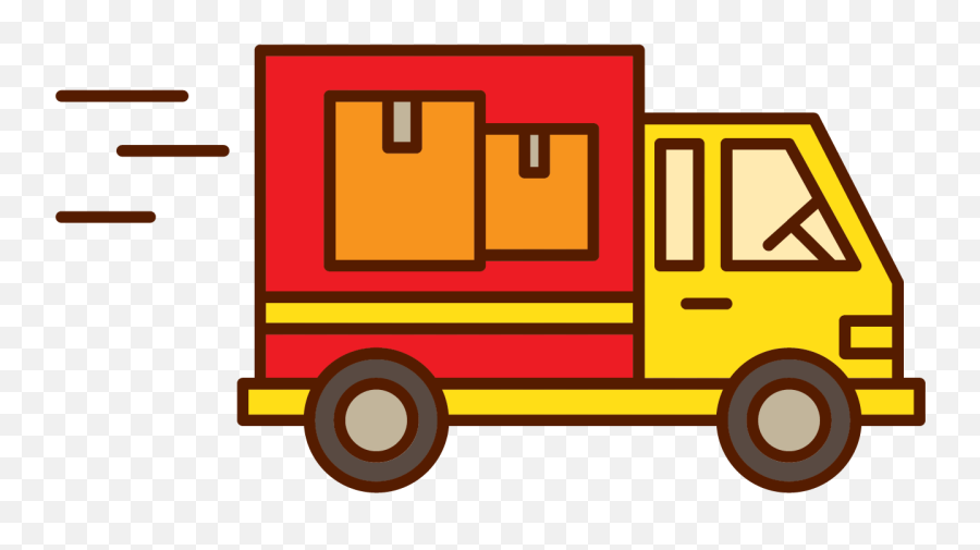 Kisspng - Logisticscargofreighttransportvectorredtruck Truck Logistics Illustration,Red Truck Png