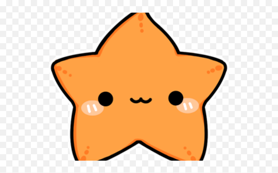 Starfish Clipart Kawaii - Cute Starfish Drawing 640x480 Transparent Cute Starfish Png,Starfish Clipart Png