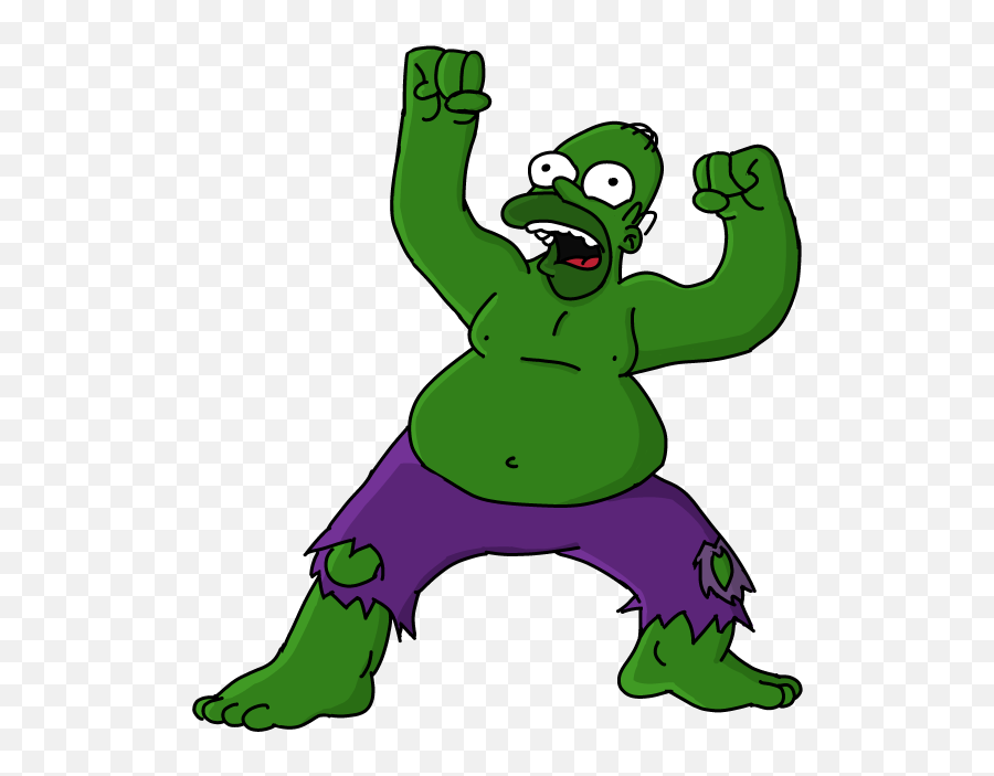 Simpsons Transparent Green Picture 1180624 - Homer Simpson As The Hulk Png,Homer Png