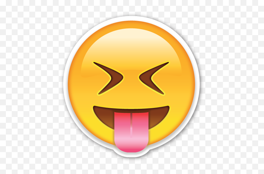 Face With Stuck Out Tongue And Tightly Closed Eyes Emoji - Face With Stuck Out Tongue Emoji Png,Tongue Transparent