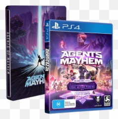 Agents Of Mayhem Steelbook Edition - Agents Of Mayhem Ps4 Png,Agents Of Mayhem Logo