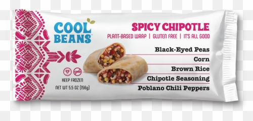 Spicy Chipotle - Cool Beans Spicy Chipotle Wrap Png,Chipotle Burrito Png