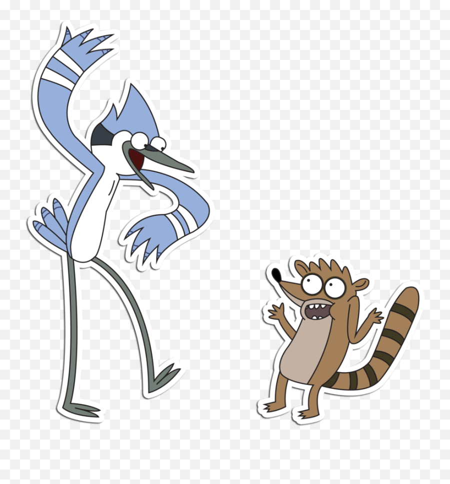 Download Mordecai Y Rigby - Rigby And Mordecai In Regular Show Png,Mordecai Png