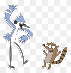 Download Mordecai Y Rigby - Rigby And Mordecai In Regular Show Png,Mordecai Png